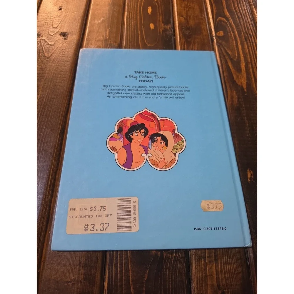 Disney's Aladdin Big Golden Book Hardcover 1992